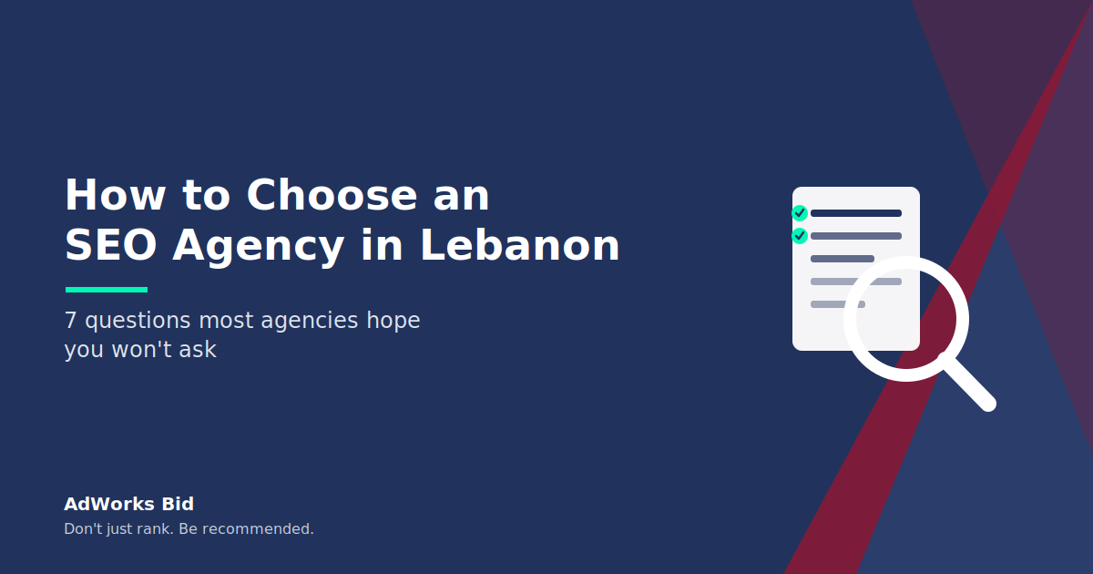 How to Choose an SEO Agency in Lebanon